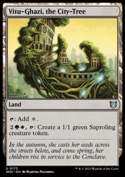 Vitu-Ghazi, the City-Tree - Commander: Wilds of Eldraine (Uncommon) [173]