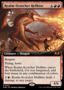 Realm-Scorcher Hellkite - Wilds of Eldraine: Extras (Mythic) [XWOE-350]