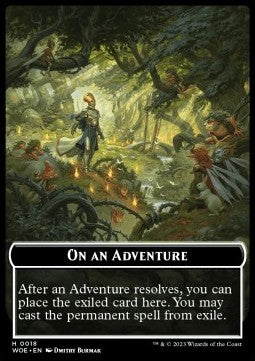 On an Adventure Token - Wilds of Eldraine: Extras (Token) [18]