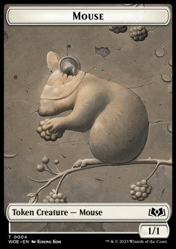 Mouse Token (White 1/1) - Wilds of Eldraine: Extras (Token) [4]