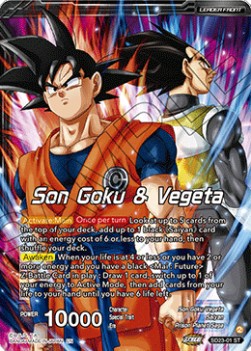 Son Goku & Vegeta // SSB Vegito, Shining Warrior - Starter Deck: Final Radiance (Starter Rare) [01]