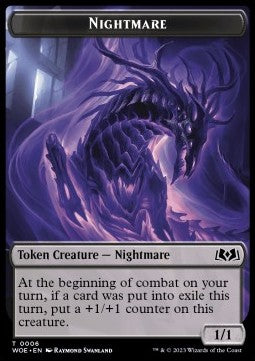 Nightmare Token (B 1/1) // Food Token (V.3) - Wilds of Eldraine: Extras (Token) [T 6/12]