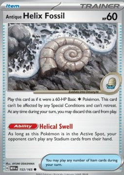 Antique Helix Fossil - 151 (Common) [153]