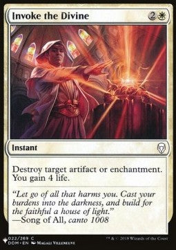 Invoke the Divine - Secret Lair Commander Deck: Angels: They're Just Like Us but Cooler (Common)