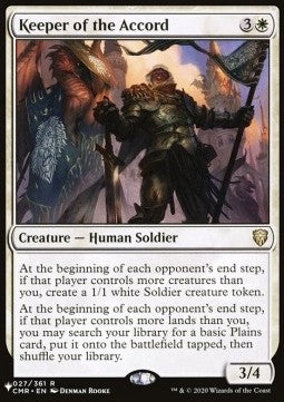 Keeper of the Accord - Secret Lair Commander Deck: Angels: They're Just Like Us but Cooler (Rare)