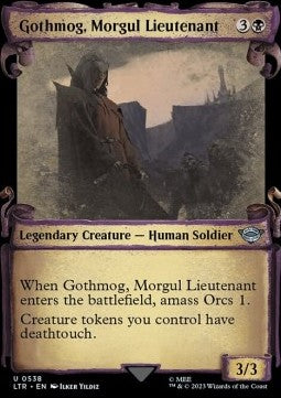 Gothmog, Morgul Lieutenant (V.1) - The Lord of the Rings: Tales of Middle-earth Holiday Release (Uncommon) [538]