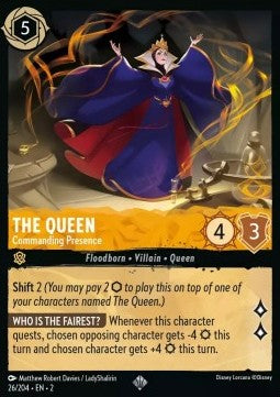 The Queen - Commanding Presence - Rise of the Floodborn (Super Rare) [2ROF-26]