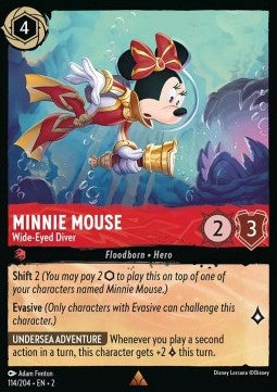 Minnie Mouse - Wide-Eyed Diver - Rise of the Floodborn (Rare) [114]