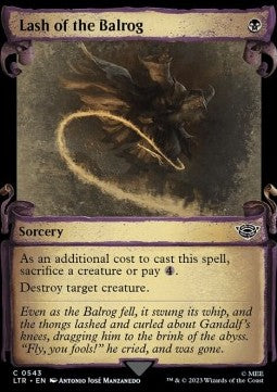 Lash of the Balrog (V.1) - The Lord of the Rings: Tales of Middle-earth Holiday Release (Common) [543]