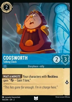 Cogsworth - Talking Clock - Rise of the Floodborn (Uncommon) [143]