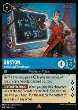 Gaston - Intellectual Powerhouse - Rise of the Floodborn (Rare) [147]