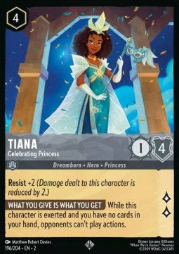 Tiana - Celebrating Princess - Rise of the Floodborn (Super Rare) [196]