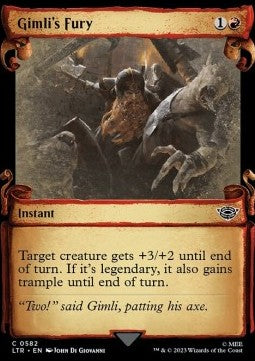 Gimli's Fury (V.1) - The Lord of the Rings: Tales of Middle-earth Holiday Release (Common) [582]