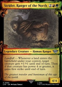 Strider, Ranger of the North (V.1) - The Lord of the Rings: Tales of Middle-earth Holiday Release (Uncommon) [683]