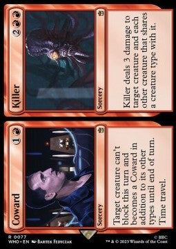 Coward // Killer - Universes Beyond: Doctor Who (Rare) [77]