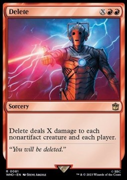 Delete - Universes Beyond: Doctor Who (Rare) [WHO-81]