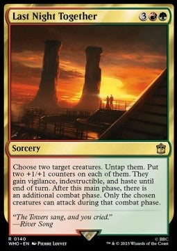 Last Night Together - Universes Beyond: Doctor Who (Rare) [WHO-140]