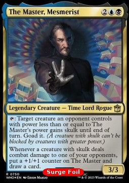 The Master, Mesmerist (V.3) - Universes Beyond: Doctor Who: Extras (Rare) [750]