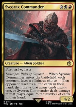 Sycorax Commander - Universes Beyond: Doctor Who (Rare) [161]