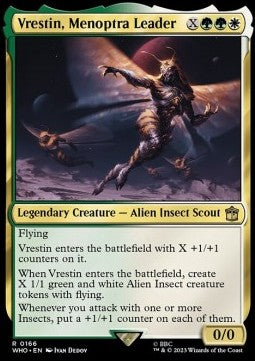 Vrestin, Menoptra Leader - Universes Beyond: Doctor Who (Rare) [WHO-166]