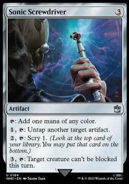 Sonic Screwdriver (V.1) - Universes Beyond: Doctor Who (Uncommon) [WHO-184]