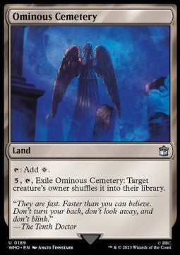 Ominous Cemetery - Universes Beyond: Doctor Who (Uncommon) [189]