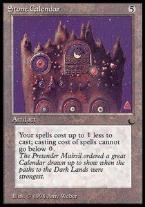 Stone Calendar - The Dark (Rare)