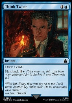 Think Twice - Universes Beyond: Doctor Who (Common) [220]