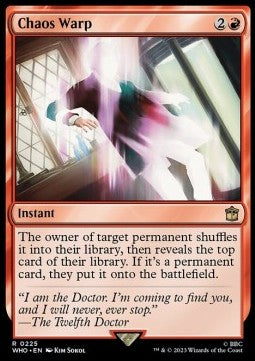 Chaos Warp - Universes Beyond: Doctor Who (Rare) [WHO-225]