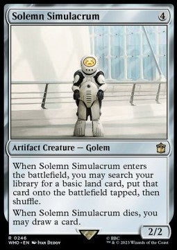 Solemn Simulacrum - Universes Beyond: Doctor Who (Rare) [WHO-246]