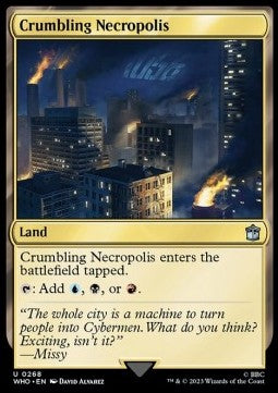 Crumbling Necropolis - Universes Beyond: Doctor Who (Uncommon) [WHO-268]