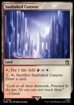 Sunbaked Canyon - Universes Beyond: Doctor Who (Rare) [WHO-309]