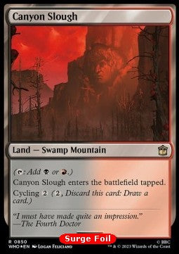 Canyon Slough (V.1) - Universes Beyond: Doctor Who: Extras (Rare) [XWHO-850]