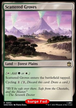 Scattered Groves (V.1) - Universes Beyond: Doctor Who: Extras (Rare) [XWHO-892]