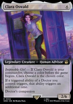 Clara Oswald (V.1) - Universes Beyond: Doctor Who: Extras (Rare) [XWHO-332]