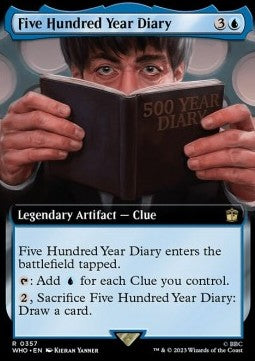 Five Hundred Year Diary (V.1) - Universes Beyond: Doctor Who: Extras (Rare) [XWHO-357]