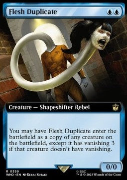 Flesh Duplicate (V.1) - Universes Beyond: Doctor Who: Extras (Rare) [XWHO-359]