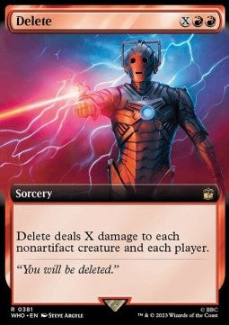 Delete (V.1) - Universes Beyond: Doctor Who: Extras (Rare) [381]