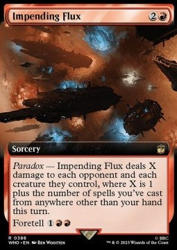 Impending Flux (V.1) - Universes Beyond: Doctor Who: Extras (Rare) [XWHO-386]