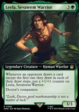 Leela, Sevateem Warrior (V.1) - Universes Beyond: Doctor Who: Extras (Rare) [398]