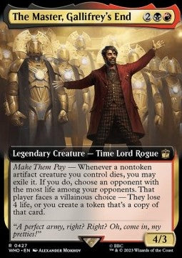 The Master, Gallifrey's End (V.1) - Universes Beyond: Doctor Who: Extras (Rare) [427]