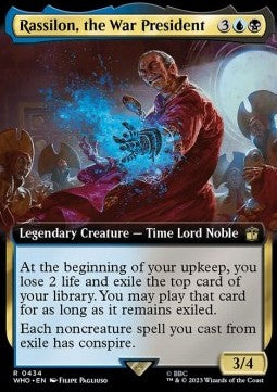 Rassilon, the War President (V.1) - Universes Beyond: Doctor Who: Extras (Rare) [XWHO-434]