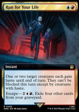 Run for Your Life (V.1) - Universes Beyond: Doctor Who: Extras (Rare) [438]