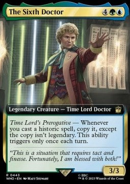 The Sixth Doctor (V.1) - Universes Beyond: Doctor Who: Extras (Rare) [XWHO-443]