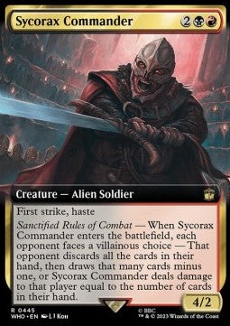 Sycorax Commander (V.1) - Universes Beyond: Doctor Who: Extras (Rare) [445]