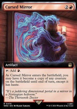 Cursed Mirror (V.1) - Universes Beyond: Doctor Who: Extras (Rare) [XWHO-474]