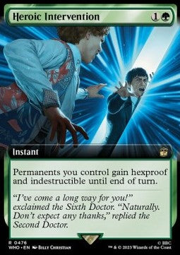 Heroic Intervention (V.1) - Universes Beyond: Doctor Who: Extras (Rare) [XWHO-476]