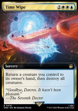 Time Wipe (V.1) - Universes Beyond: Doctor Who: Extras (Rare) [478]