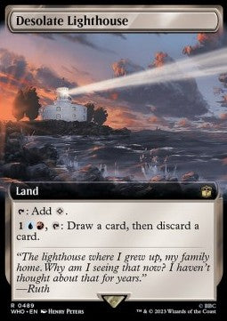 Desolate Lighthouse (V.1) - Universes Beyond: Doctor Who: Extras (Rare) [489]