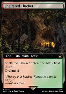 Sheltered Thicket (V.1) - Universes Beyond: Doctor Who: Extras (Rare) [XWHO-514]